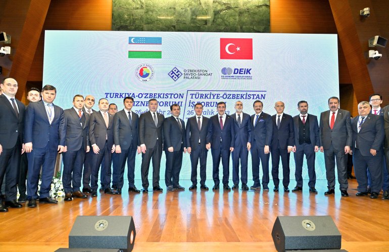 Türkiye-Özbekistan İş Forumu Yapıldı